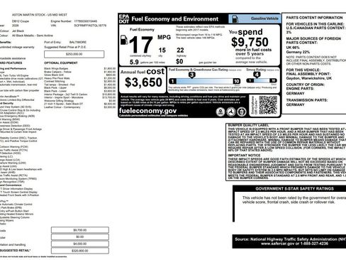 New 2026 Aston Martin DB12 Coupe image 47