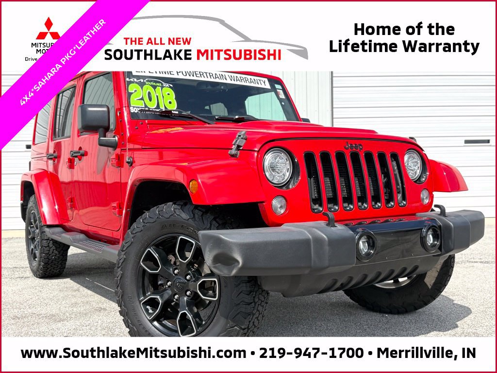 Used 2018 Jeep Wrangler Unlimited Sahara AWD/4WD image 1
