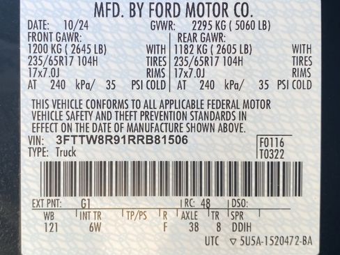 Used 2024 Ford Maverick Tremor w/ Tremor Off-Road Package image 53