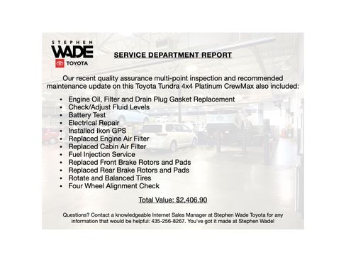 Certified 2019 Toyota Tundra Platinum AWD/4WD image 4