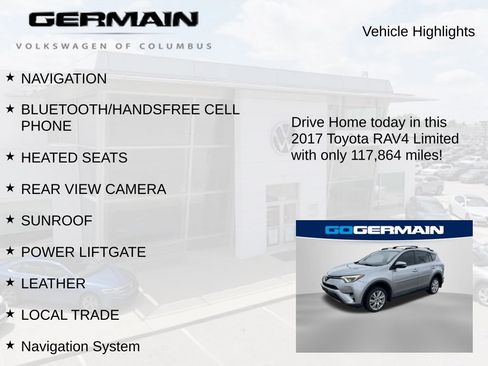 Used 2017 Toyota RAV4 Limited AWD/4WD image 5