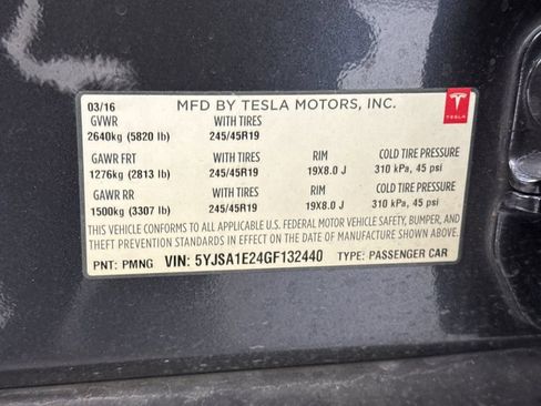 Used 2016 Tesla Model S 90D AWD/4WD image 29