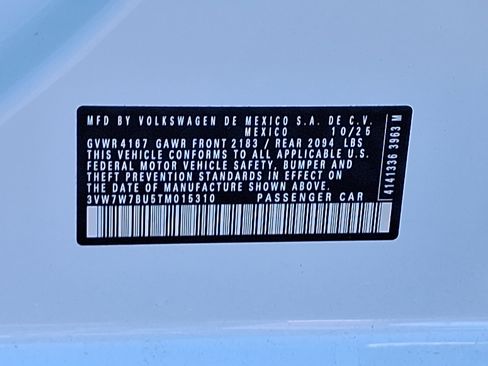 New 2026 Volkswagen Jetta SE image 18