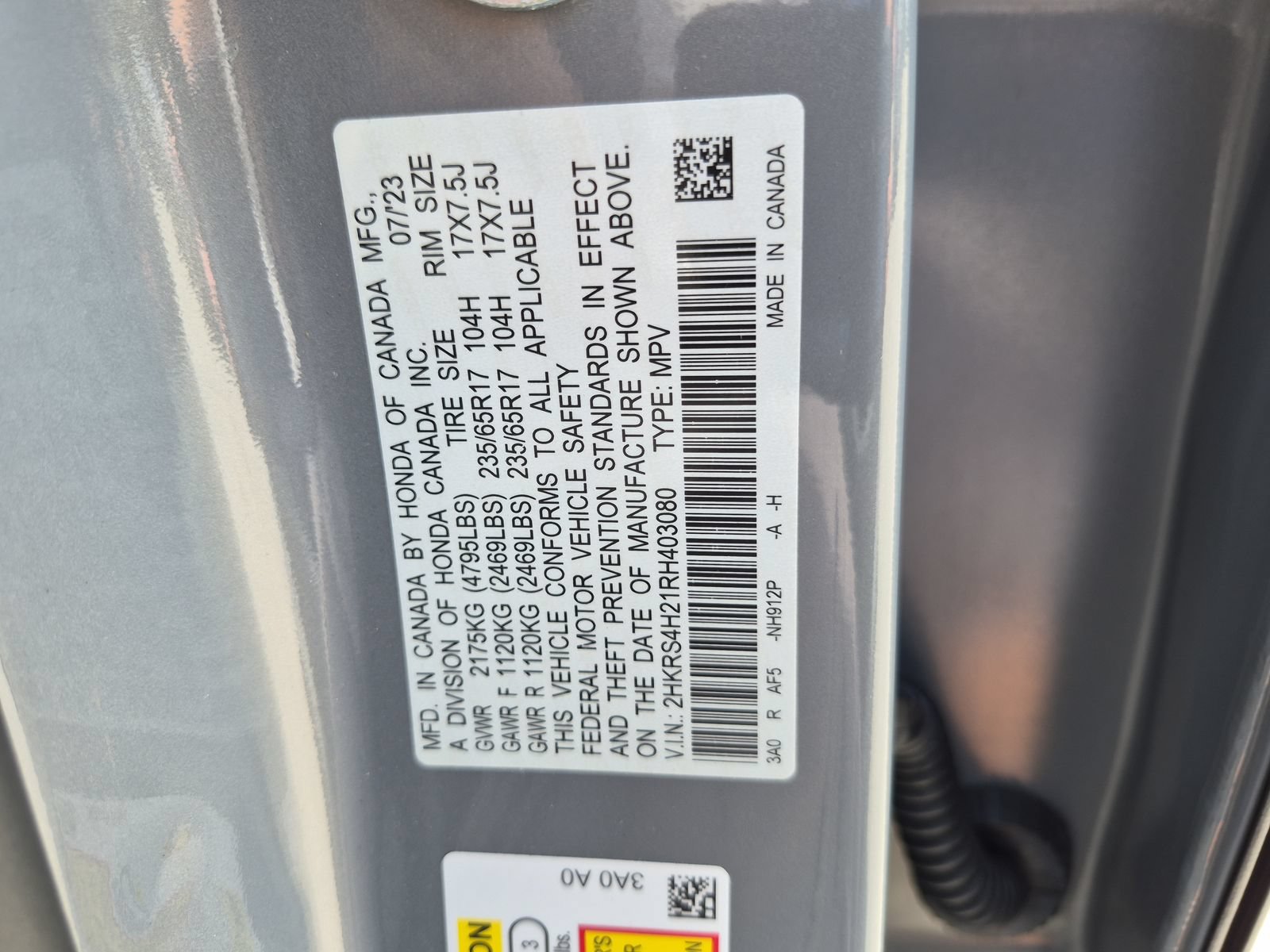 Certified 2024 Honda CR-V LX image 19