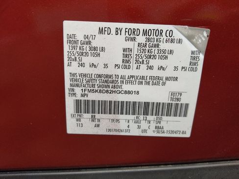 Used 2017 Ford Explorer XLT w/ Equipment Group 202A AWD/4WD image 33