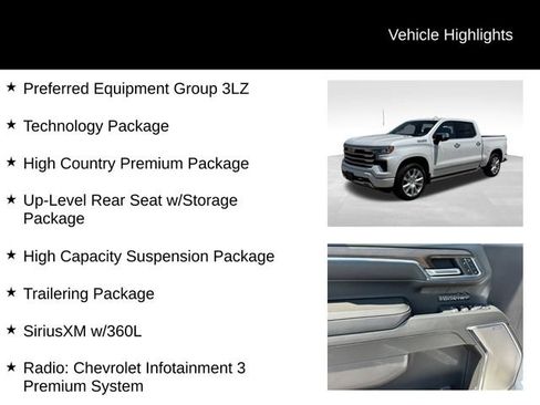 Certified 2024 Chevrolet Silverado 1500 High Country w/ High Country Premium Package AWD/4WD image 8