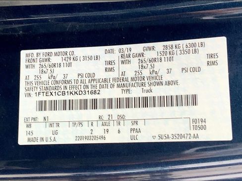 Used 2019 Ford F150 XLT w/ Equipment Group 301A Mid RWD image 34