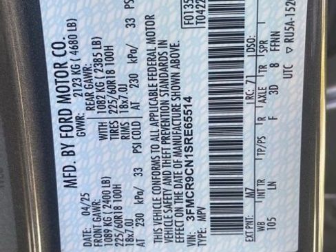 Used 2025 Ford Bronco Sport Outer Banks w/ Outer Banks Tech Package+ image 11