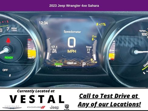 Used 2023 Jeep Wrangler Sahara 4xe image 14
