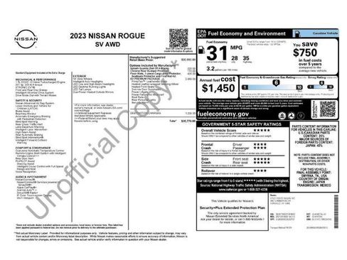 Certified 2023 Nissan Rogue SV w/ SV Premium B Package AWD/4WD image 6