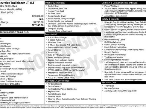 Used 2023 Chevrolet TrailBlazer LT image 30