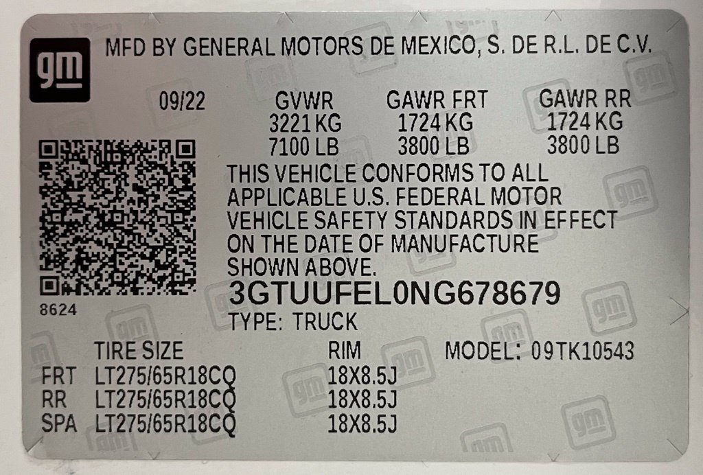 Used 2022 GMC Sierra 1500 AT4X AWD/4WD image 63