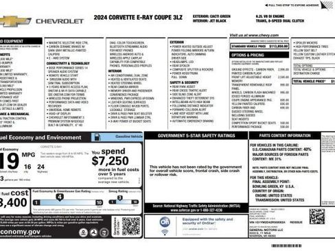 Used 2024 Chevrolet Corvette E-Ray AWD/4WD image 5