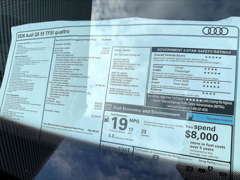 New 2026 Audi Q8 Premium Plus image 18