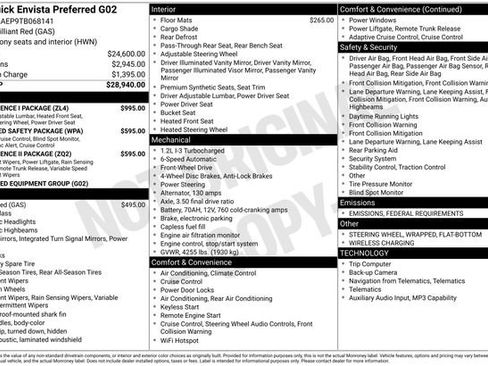 New 2026 Buick Envista Preferred w/ Convenience I Package image 3