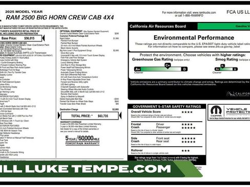 Used 2025 RAM 2500 Big Horn AWD/4WD image 1
