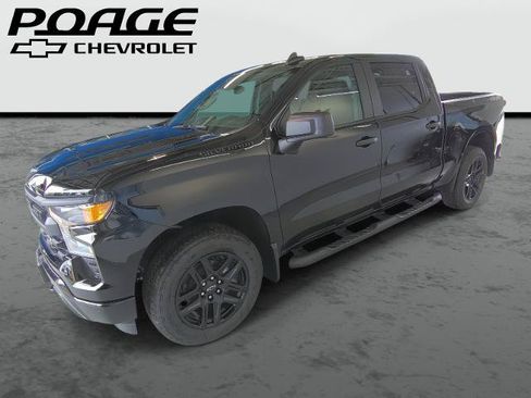 New 2026 Chevrolet Silverado 1500 Custom w/ Turbomax Blackout Package AWD/4WD image 1