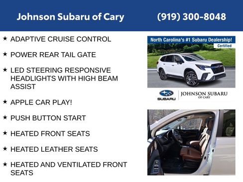Certified 2025 Subaru Ascent Touring w/ Popular Package #2 image 12