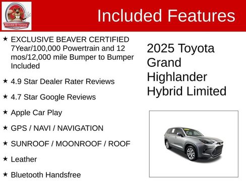Used 2025 Toyota Grand Highlander AWD Hybrid image 4