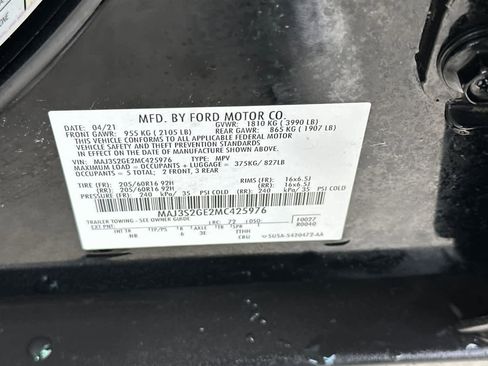 Used 2021 Ford EcoSport SE w/ SE Convenience Package image 33