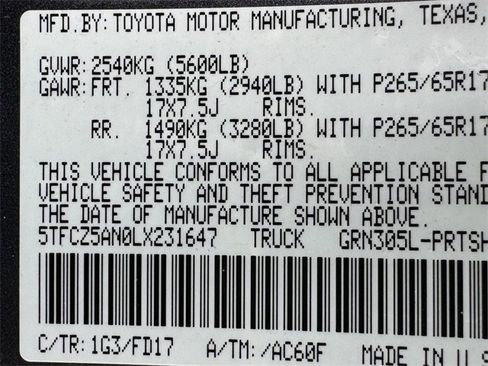 Used 2020 Toyota Tacoma TRD Sport w/ Technology Package image 32