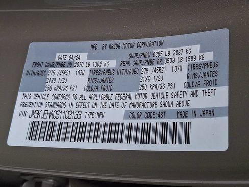 Used 2025 MAZDA CX-70 Plug-In Hybrid w/ Premium Plus AWD/4WD image 32