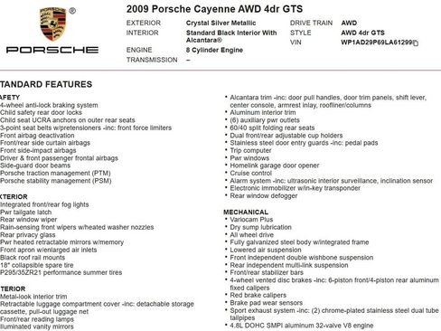 Used 2009 Porsche Cayenne GTS AWD/4WD image 11