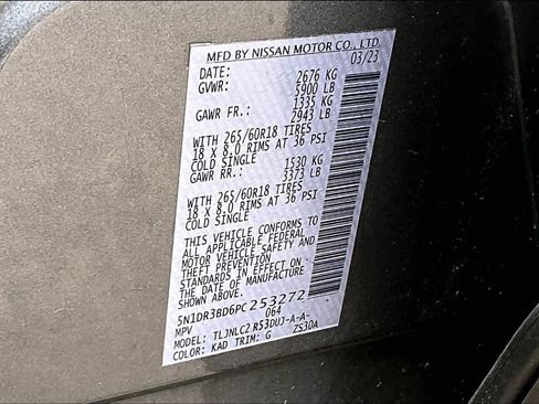 Certified 2023 Nissan Pathfinder Rock Creek image 34