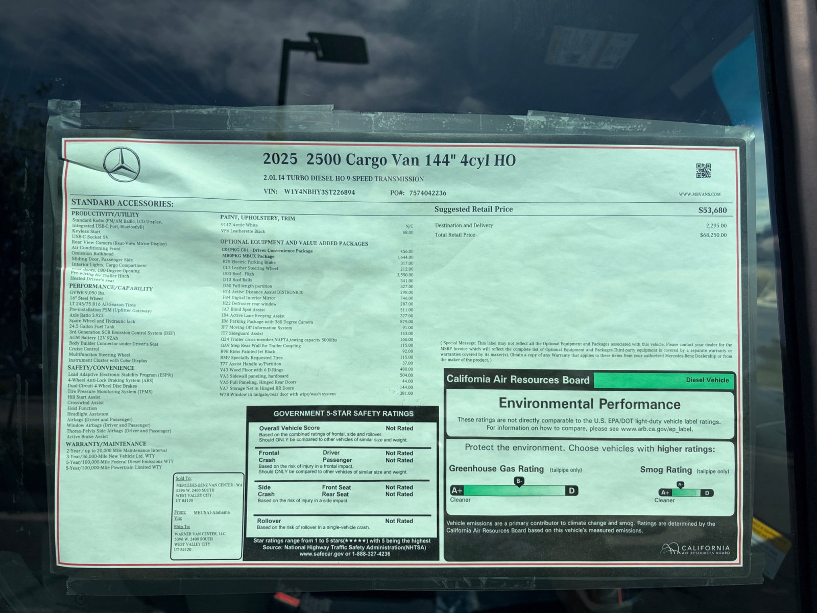 New 2025 Mercedes-Benz Sprinter 2500 image 30