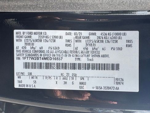 Used 2021 Ford F250 Lariat AWD/4WD image 47
