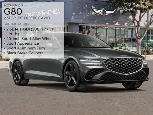 New 2026 Genesis G80 2.5T Sport Prestige image 9