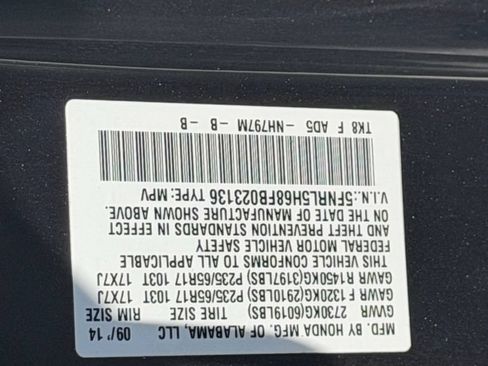 Used 2015 Honda Odyssey EX-L image 22