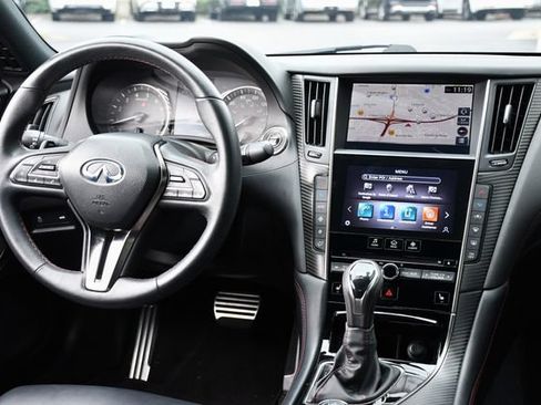 Used 2023 INFINITI Q50 Red Sport 400 w/ Black Opal Edition AWD/4WD image 2