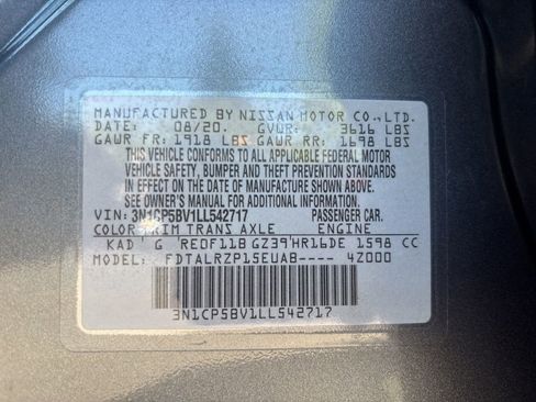 Used 2020 Nissan Kicks S FWD image 11
