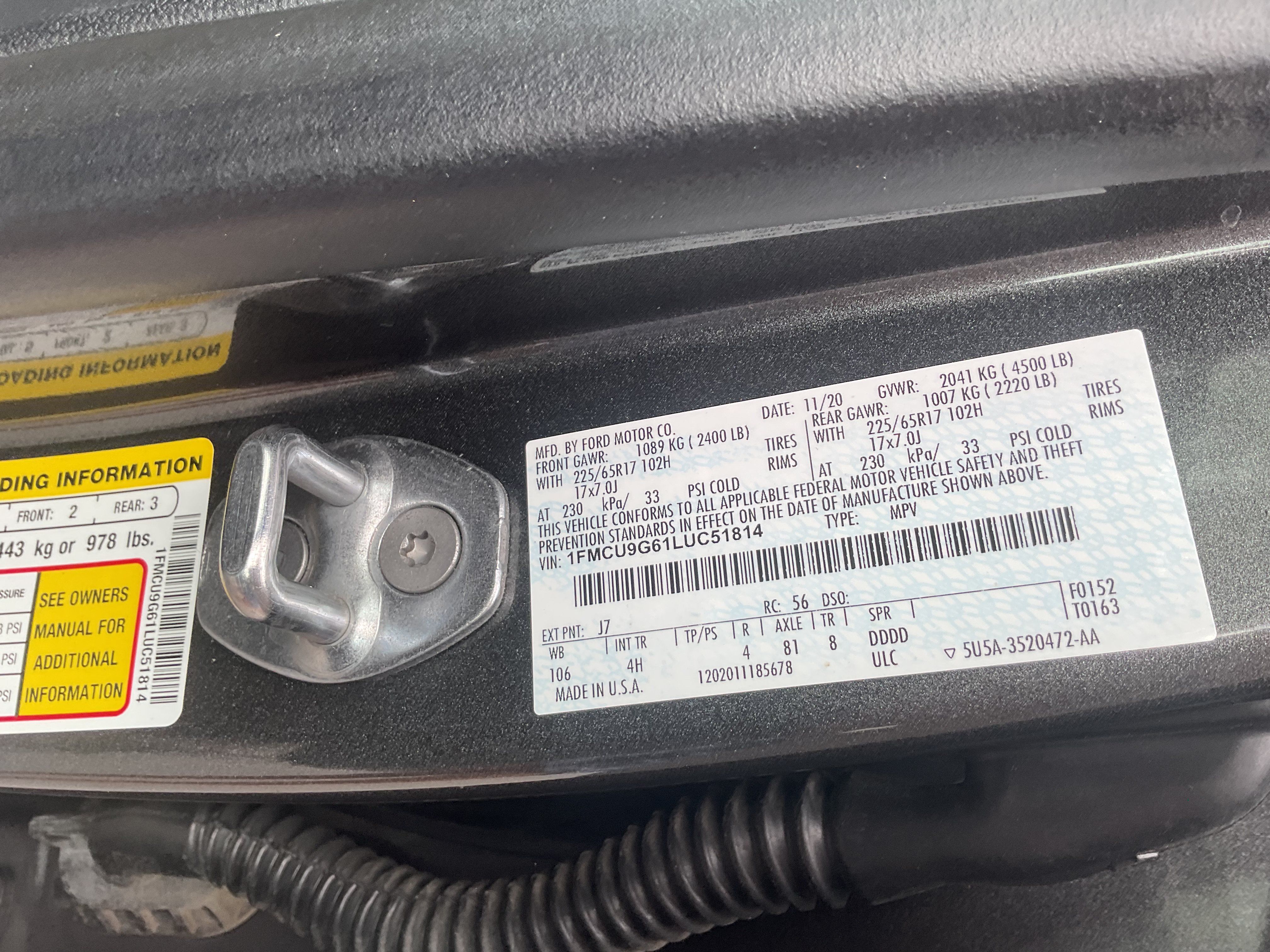 Used 2020 Ford Escape SE AWD/4WD image 19