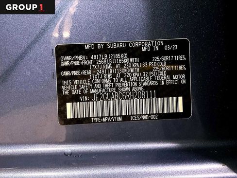 Certified 2024 Subaru Crosstrek 2.0i image 33