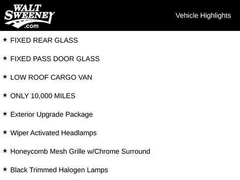 Used 2024 Ford Transit 250 Low Roof w/ Exterior Upgrade Package RWD image 16
