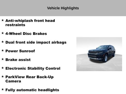 Used 2024 Jeep Grand Cherokee L Laredo AWD/4WD image 36