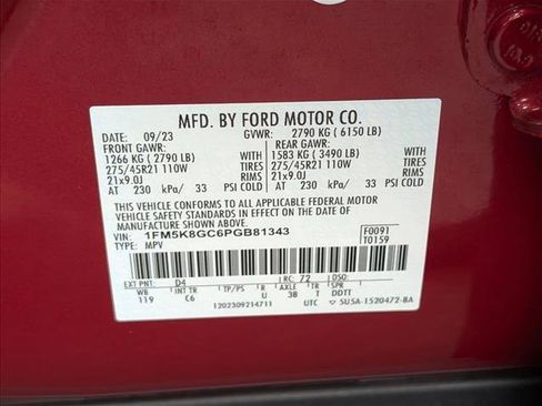 Used 2023 Ford Explorer ST w/ Equipment Group 401A image 28