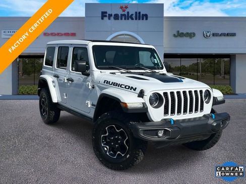 Used 2023 Jeep Wrangler Unlimited Rubicon 4xe w/ Cold Weather Group AWD/4WD image 1
