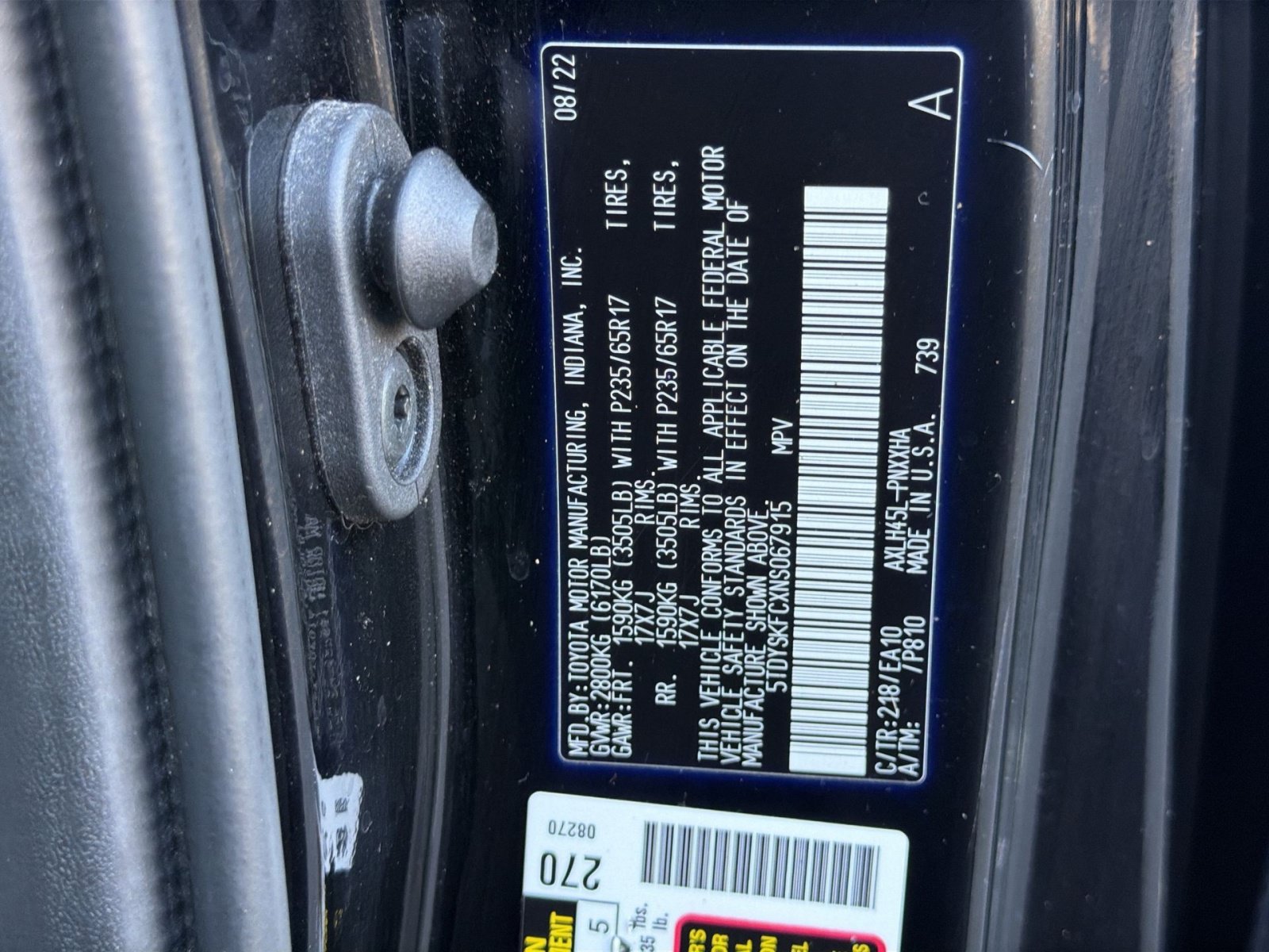 Used 2022 Toyota Sienna XLE AWD/4WD image 42
