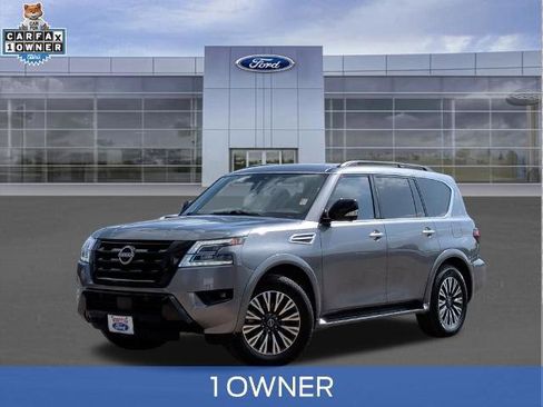 Used 2023 Nissan Armada SL w/ Midnight Edition Package RWD image 1