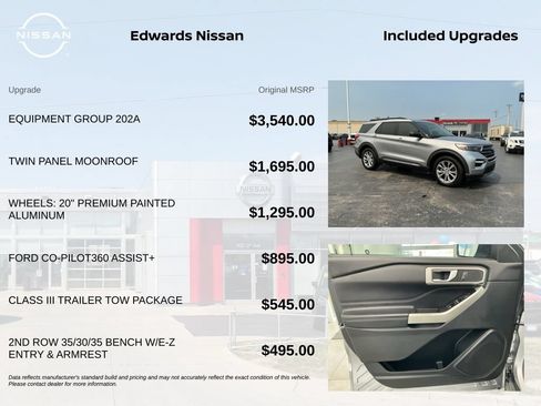 Used 2021 Ford Explorer XLT w/ Equipment Group 202A AWD/4WD image 7