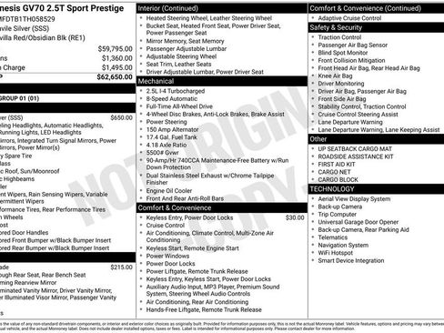 New 2026 Genesis GV70 2.5T Sport Prestige image 9