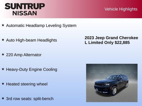 Used 2023 Jeep Grand Cherokee L Limited w/ Trailer Tow Group (B) image 23