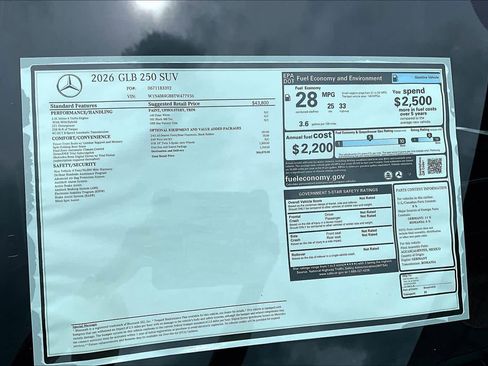 New 2026 Mercedes-Benz GLB 250 image 22