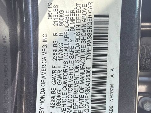 Used 2019 Honda Accord LX image 13