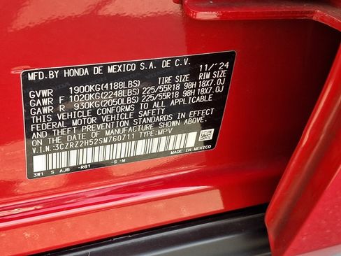 Certified 2025 Honda HR-V Sport image 29