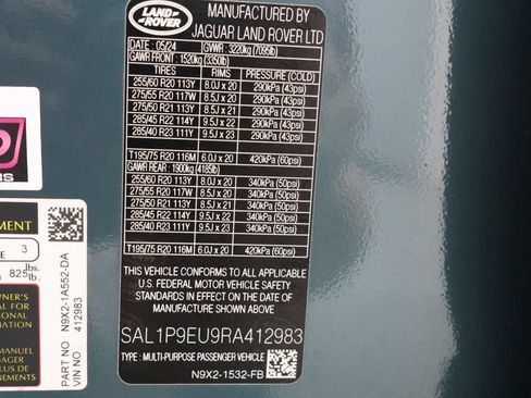 Used 2024 Land Rover Range Rover Sport SE AWD/4WD image 87