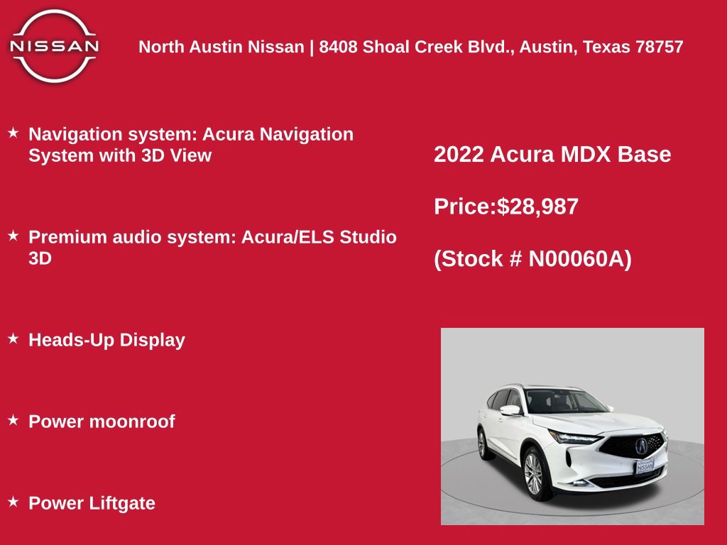 Used 2022 Acura MDX w/ Advance Package AWD/4WD image 11